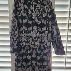 Max Studio size L jacquard coat